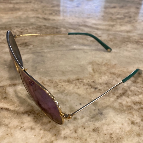 Michael Kors green aviator sunglasses main image 5
